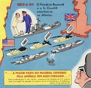 Tyskerne påstod de ville sænke alle skibe på Atlanterhavet - Portugisisk satire
